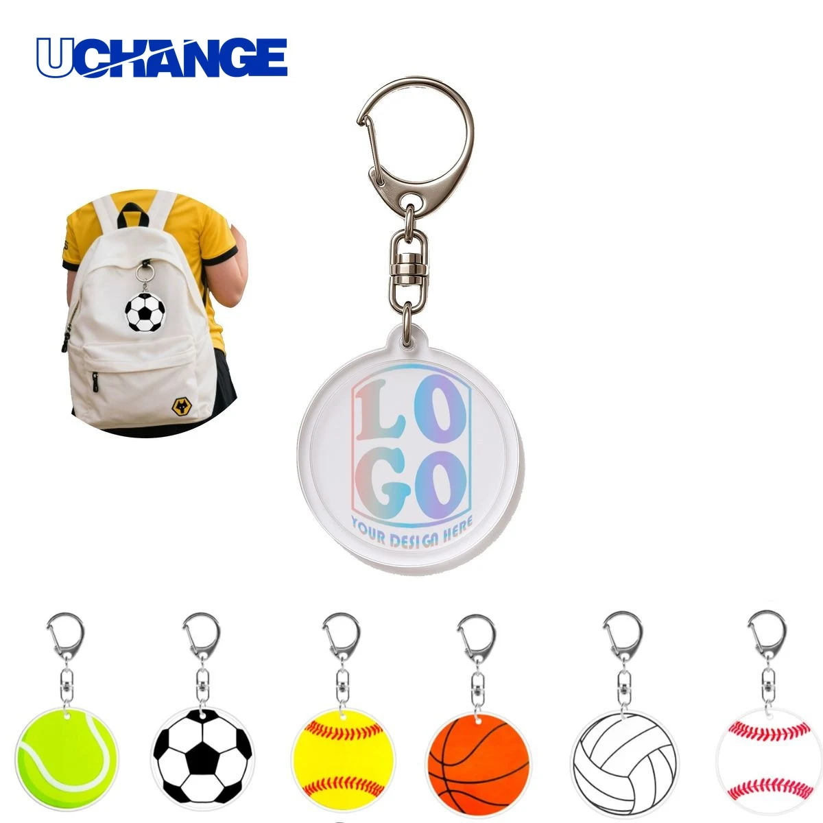 Lightweight Acrylic Keychain 1