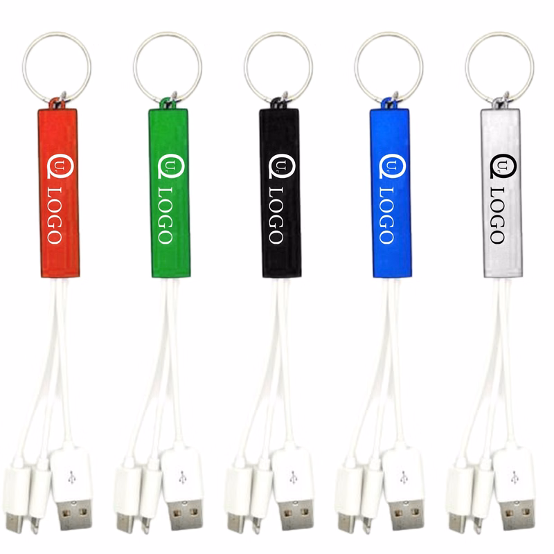 5.71 Inch 3 In 1 Charging Cable Keychain