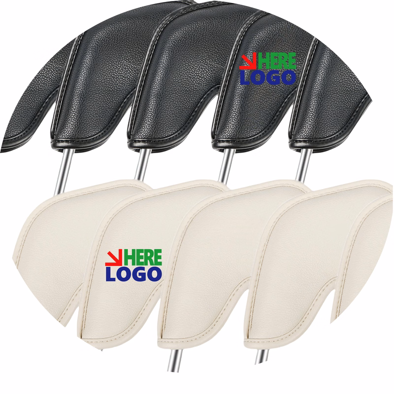 Leather 10 PCS 1 Set Golf Iron Headcovers MOQ50