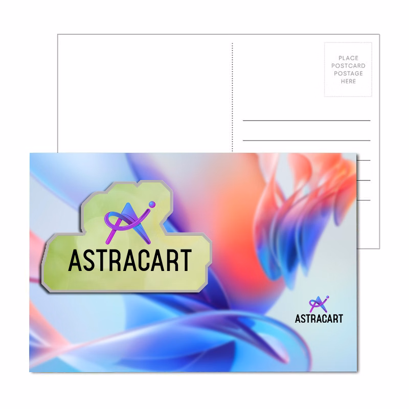 Post Card with Full Color Box Truck Coaster