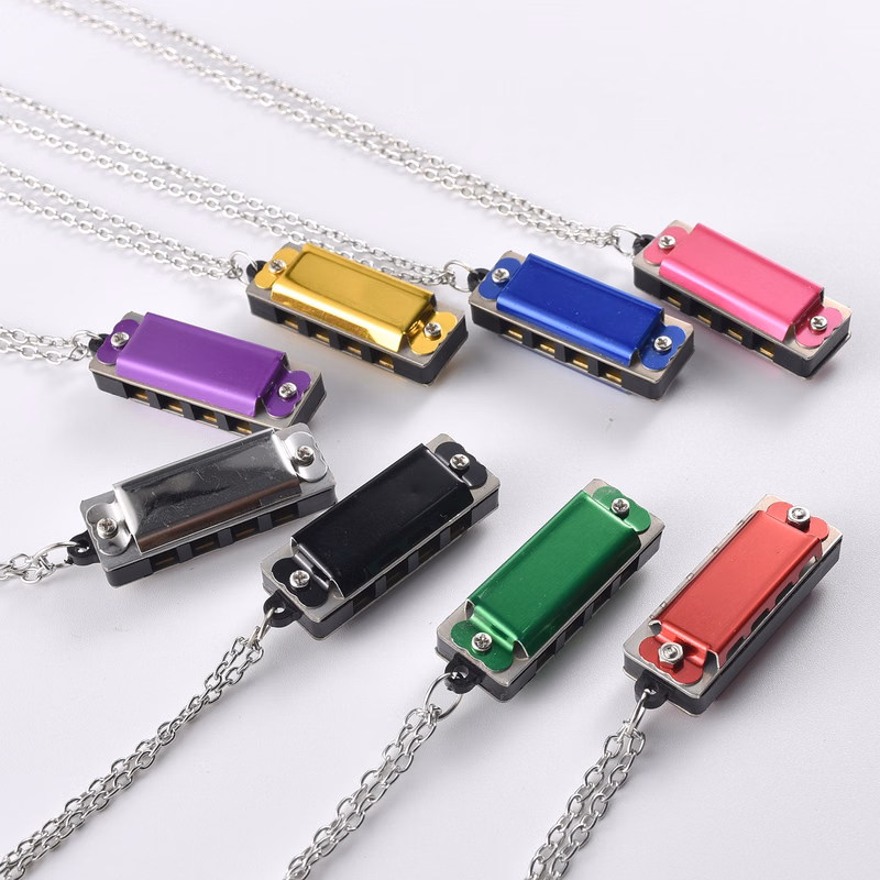 Mini 4 Holes Necklace Harmonica