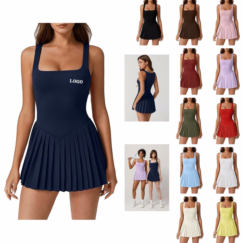 Women's Pleated Tennis Dress