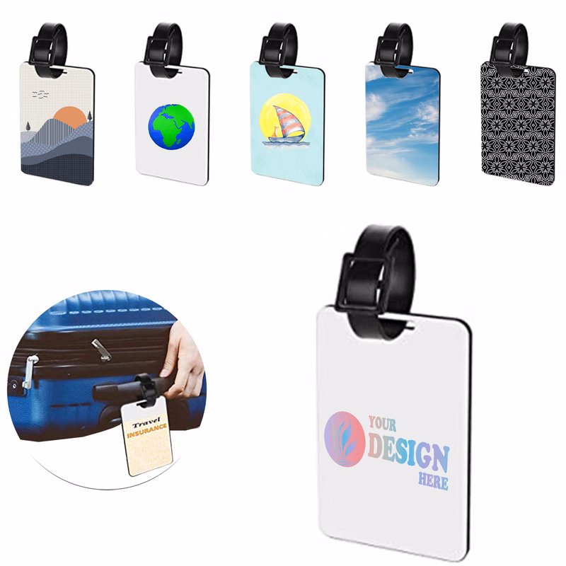 Full Color Printed Luggage Tag