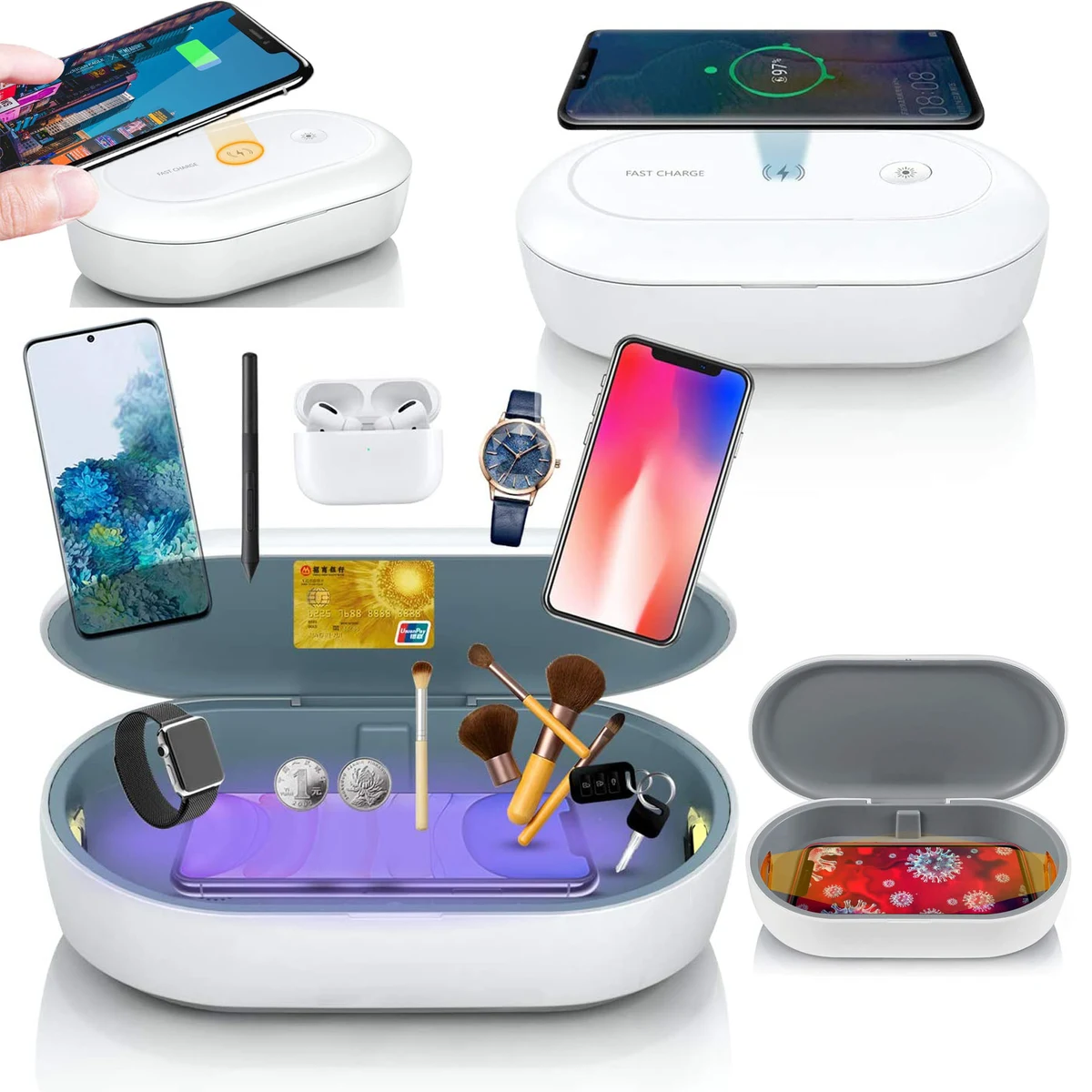 Mobile Phone Wireless Charging Sterilizing Box 1