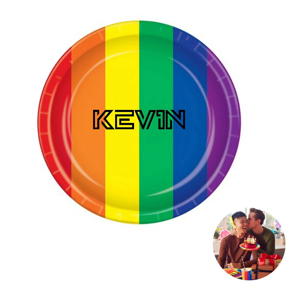 Rainbow Plates 1