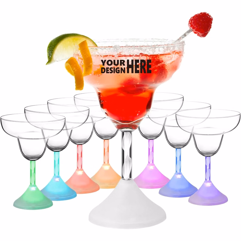 6Oz LED Cocktail Glasses