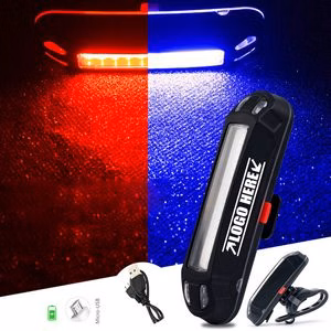 Rechargeable Bicycle LED Flashlight With Adjustable Mount