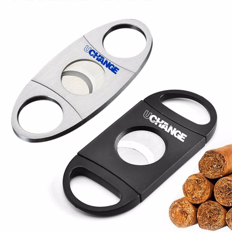 Stainless Steel Double Blade Cigar Cutter