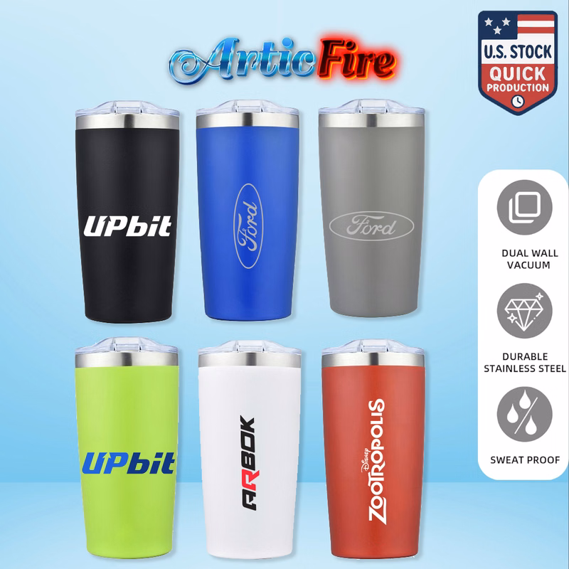 ArticFire 20oz Double Wall Stainless Steel Vacuum Tumbler