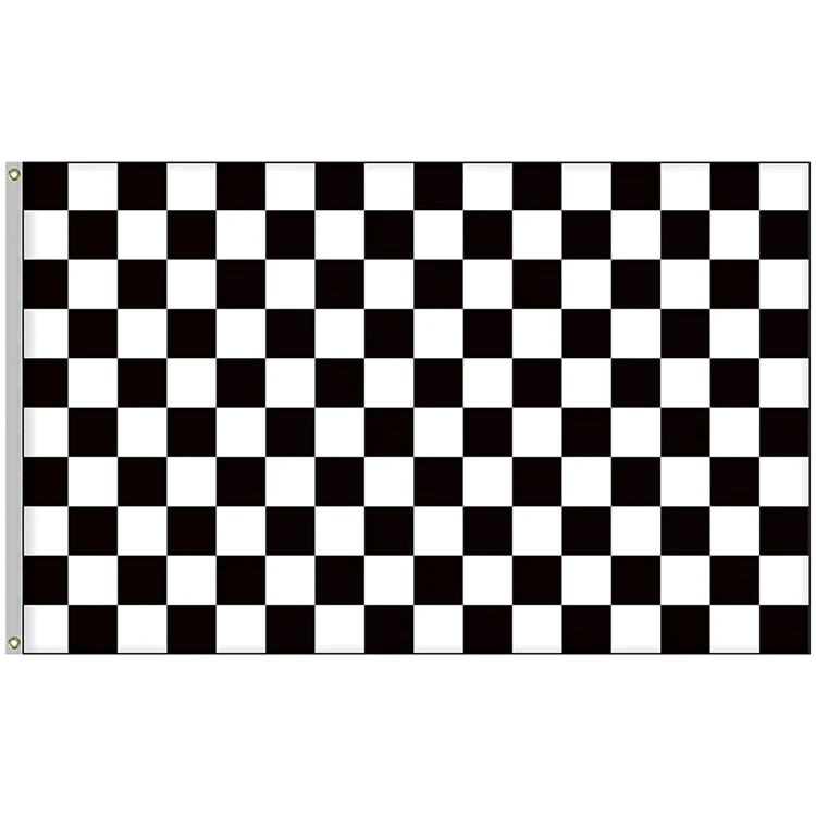 5' x 8' Outdoor Checkered Flag 1