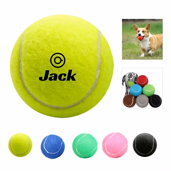 Custom 2.5" Pet Tennis Ball with Pet Safe Inks — Dog Toy Promotional Item