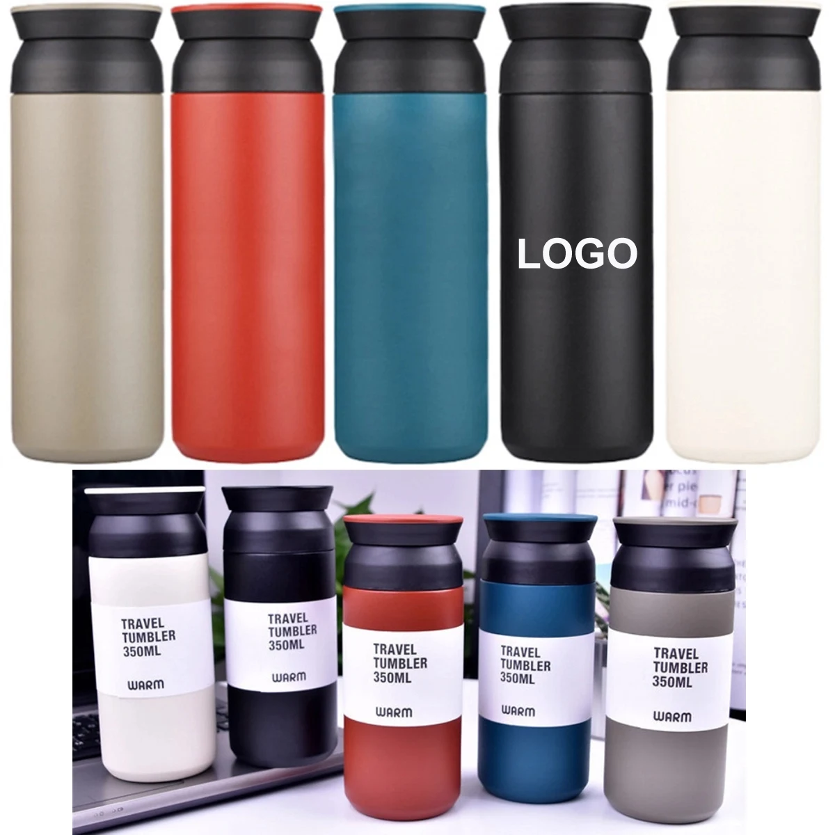 12Oz Double Walled Vacuum Insulated Travel Tumbler Bottle 1