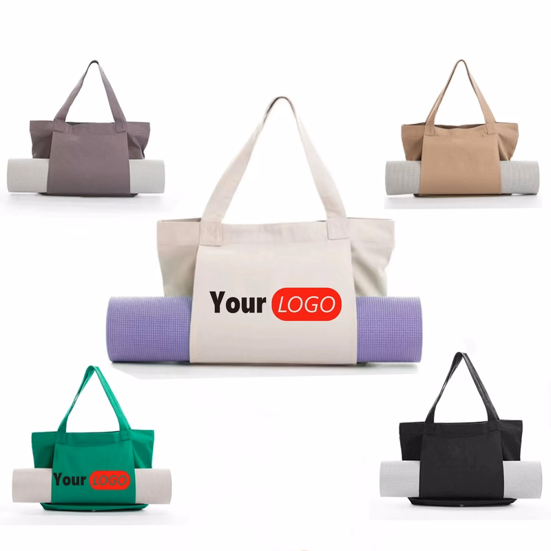 Women's Pratiyogi Yoga mat storage Canvas Tote Bag MOQ 10