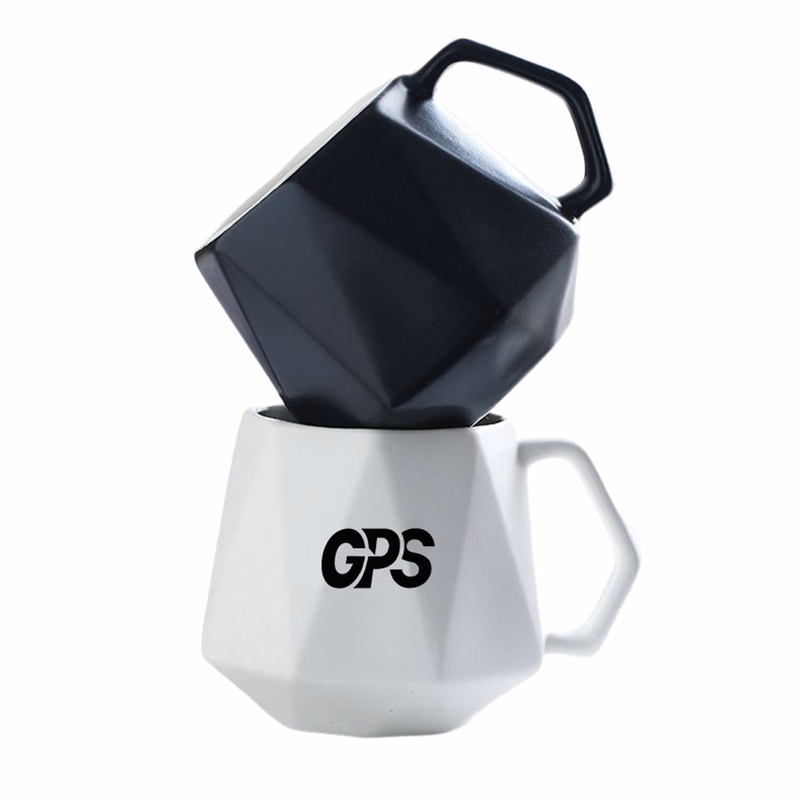 Diamond Shaped Ceramic Cup