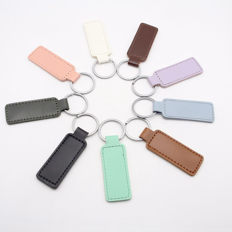 PU LeatherKeychain Keg Ring