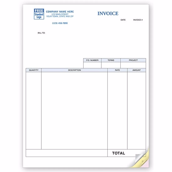Service Invoices, Laser, Classic