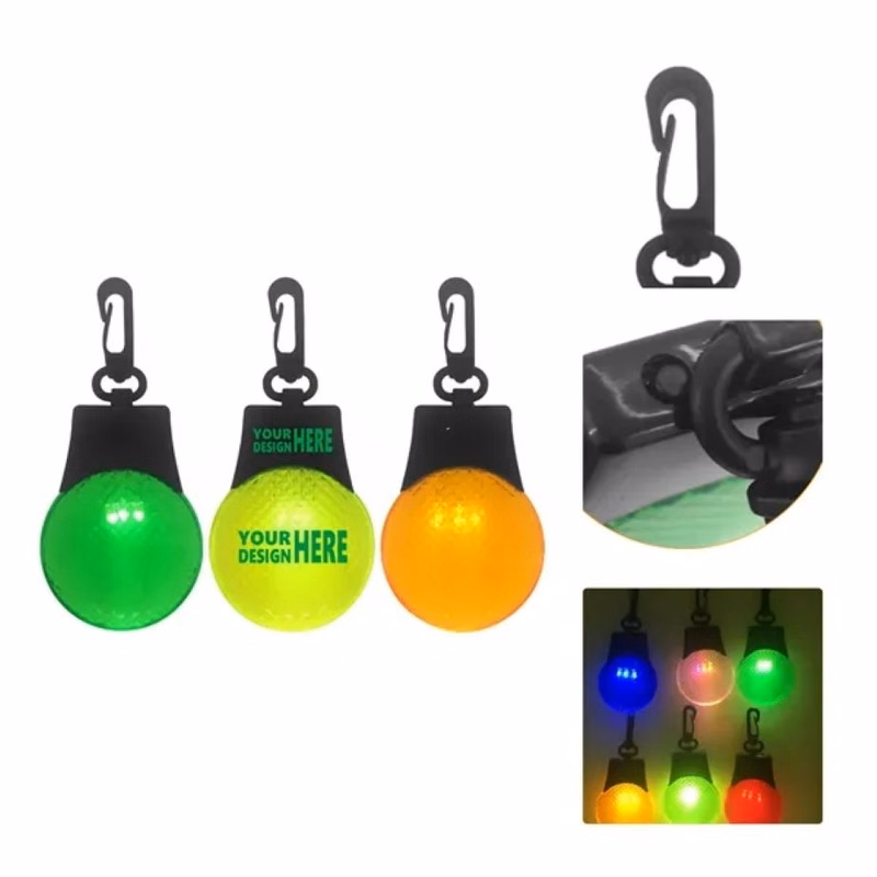 Round LED Safety Warning Light with Clip