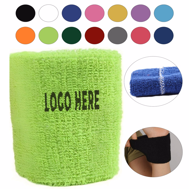 Absorbent Athletic Terry Wrist Sweatband