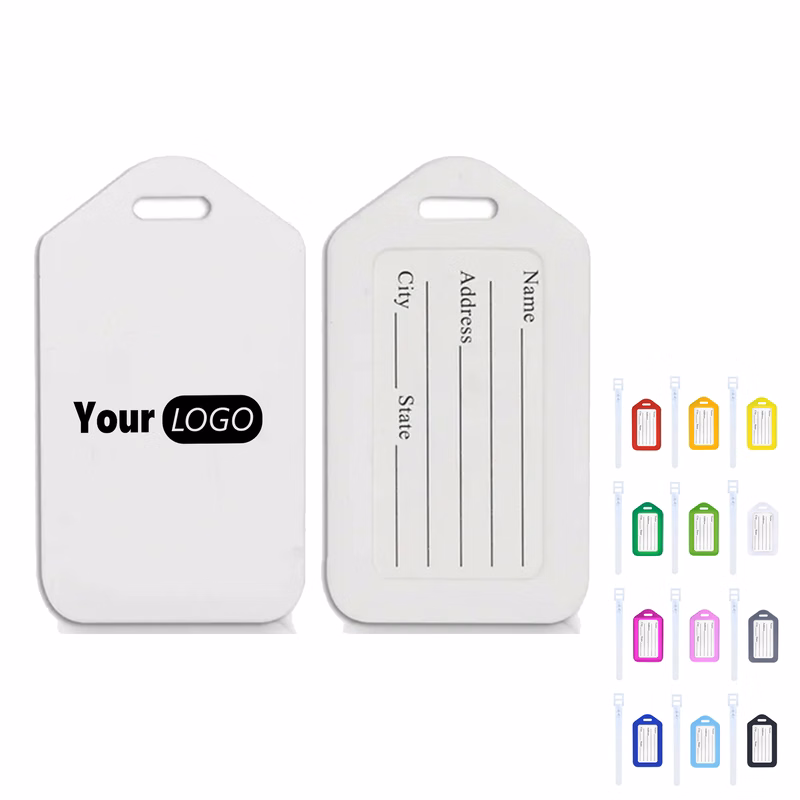 Durable Plastic Luggage Tag With ID Card