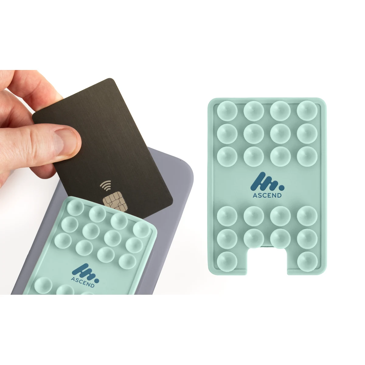 Silicone Suction Phone Wallet 1