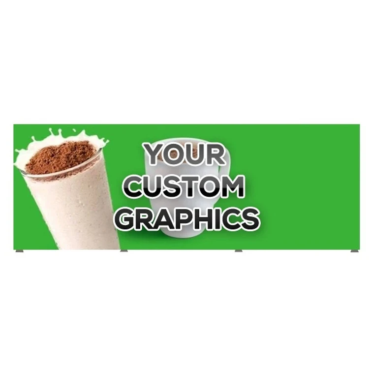 Fabric Frame Backwall Display 20ft-Single Sided 1