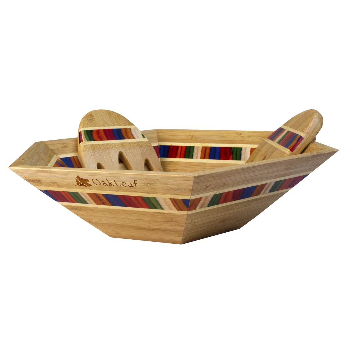 Baltique® Marrakesh Salad Bowl & Salad Hands Set 1