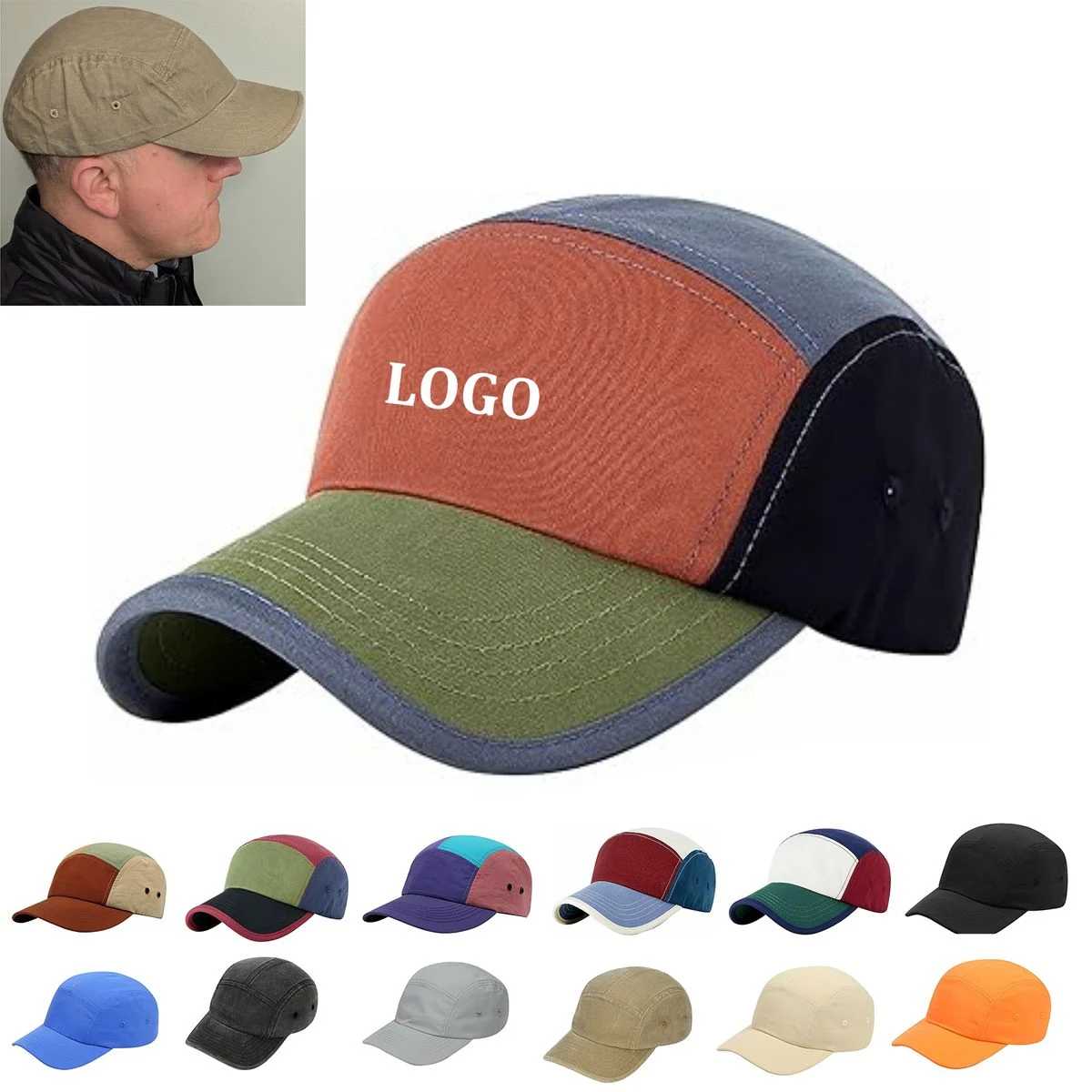 5 Panels Quick Dry Hat 1