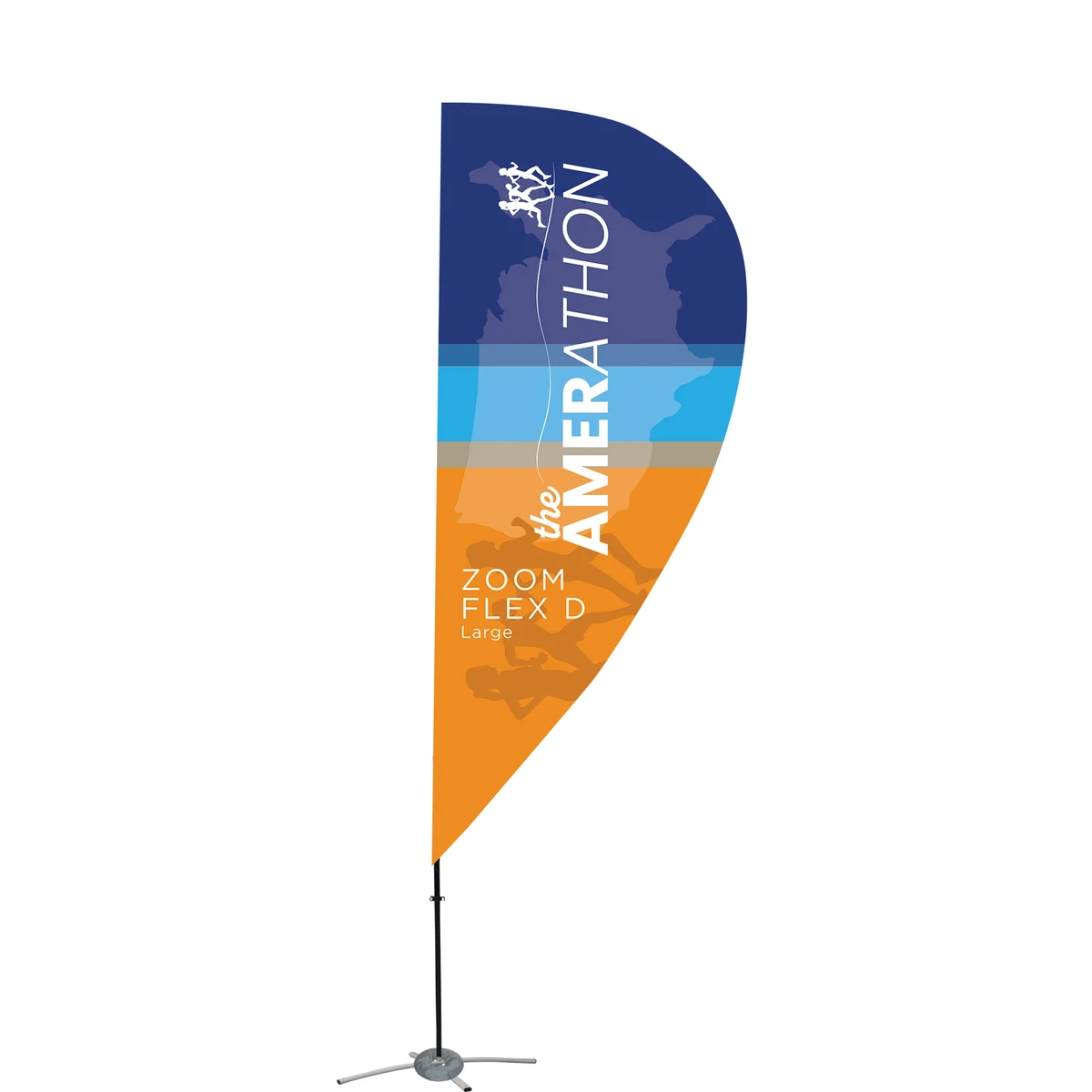 Zoom Flex D-Shaped Flag Large 1