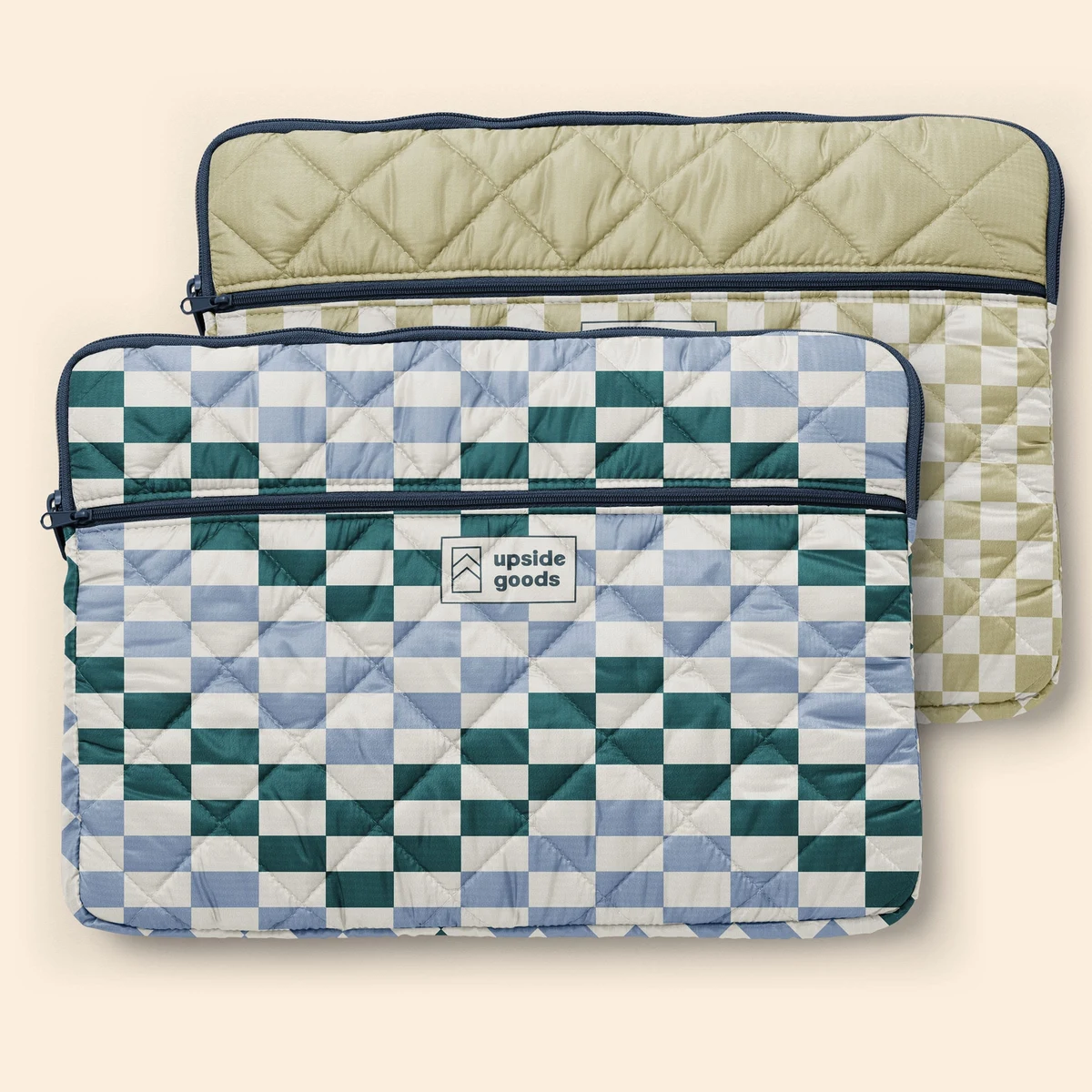 ZIPPERED POCKET LAPTOP SLEEVES - PUFF PUFF - LARGE - 15" 1