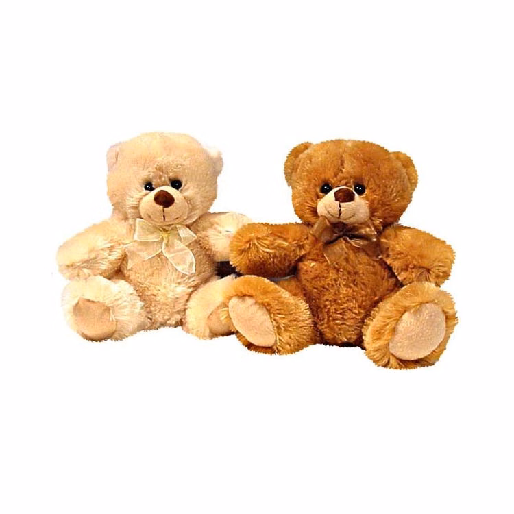 Sitting Bear Plush Toys - Assorted Colors 10"