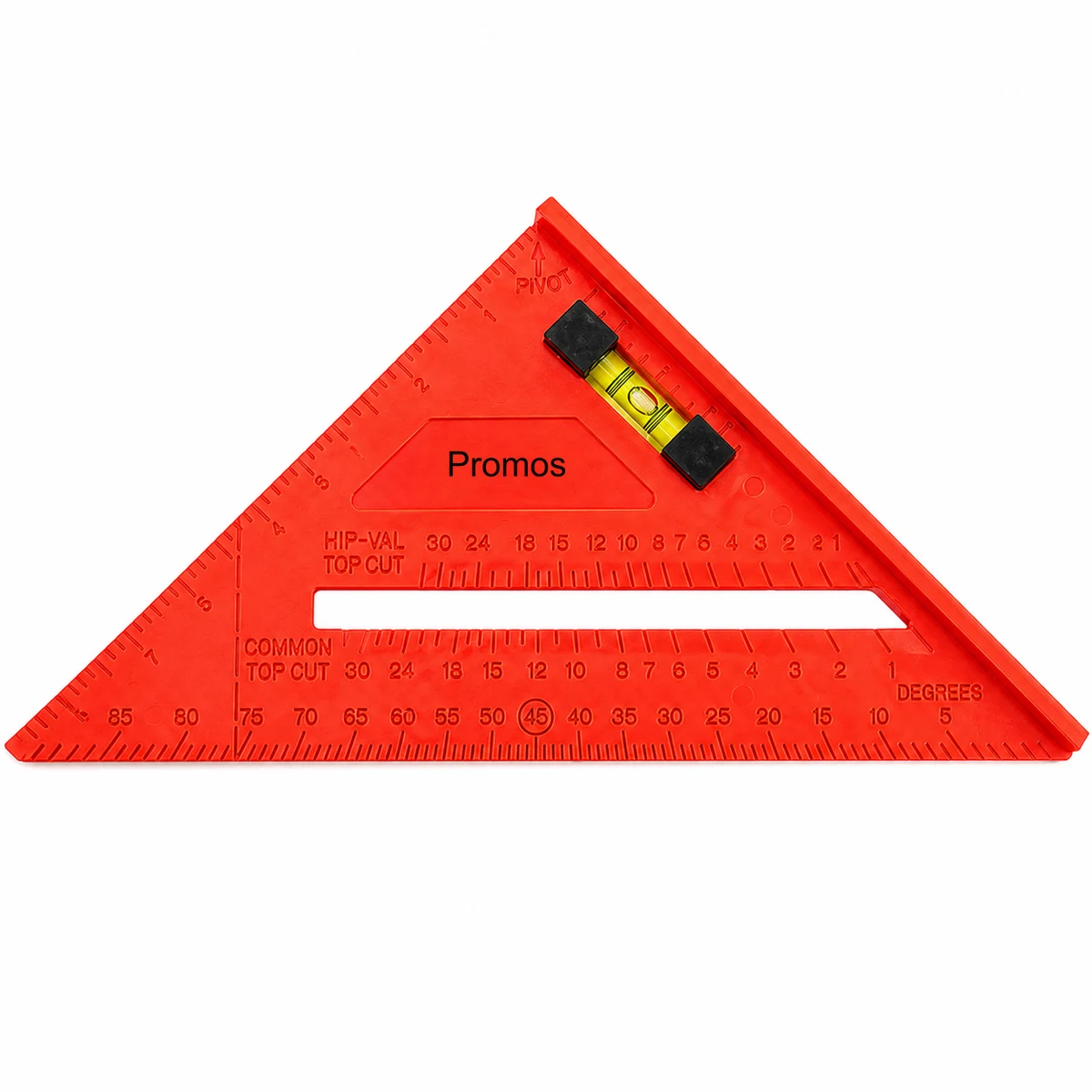 Multi-Function Speed Square with Built-in Level Bubble Triangle Measuring Ruler 1