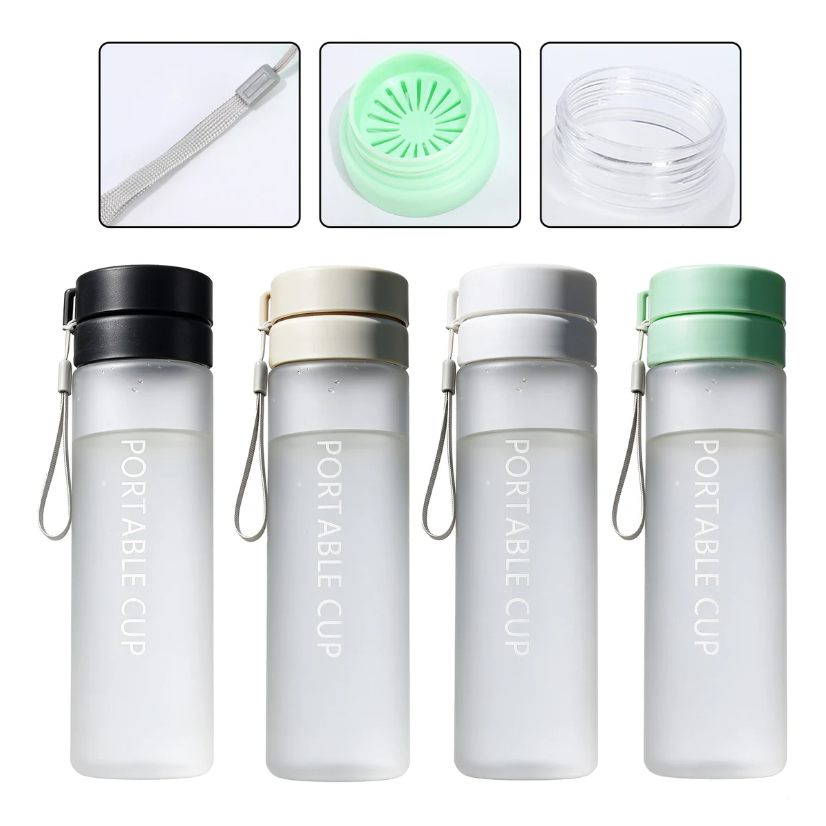 Portable Outdoor Matte Finish Water Bottle 1