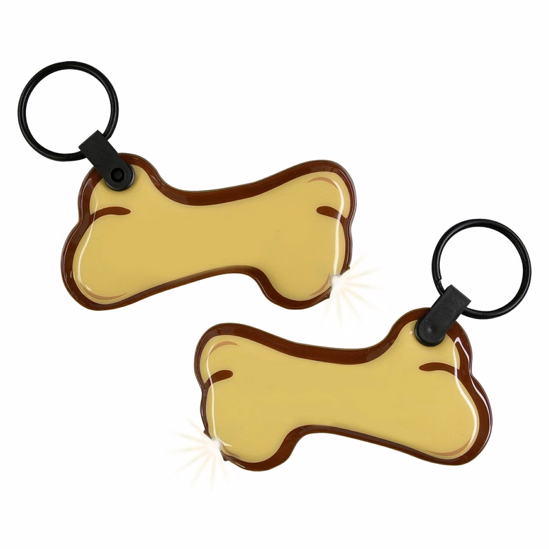 ShapeLights™ Color-A-Shape Key Ring Flashlight (Bone)