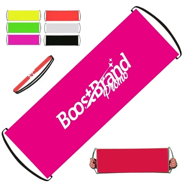 Custom Retractable Hand Banner 29.92 inches — Full-Color Trade Show Display 1