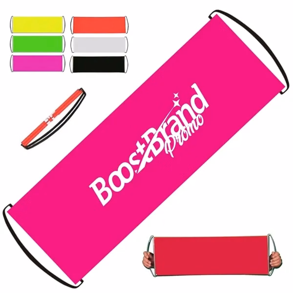 Custom Retractable Hand Banner 29.92 inches — Full-Color Trade Show Display