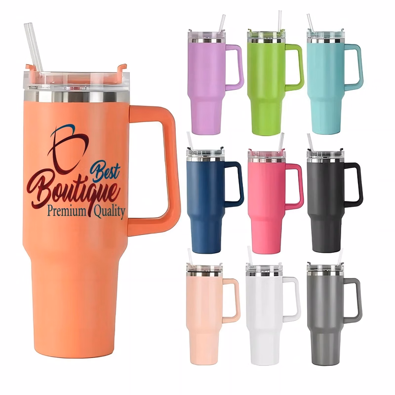 40 oz Tumbler Insulated Stainless Steel Mug Water Bottle