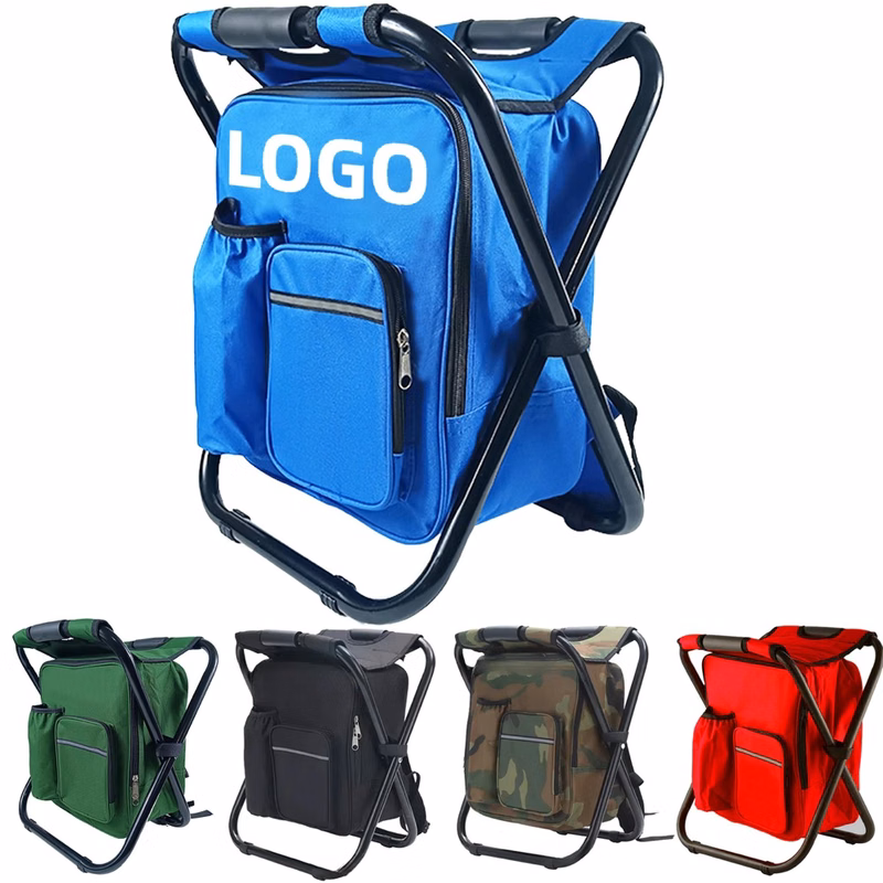 Lightweight Folding Chair With Cooler Bag