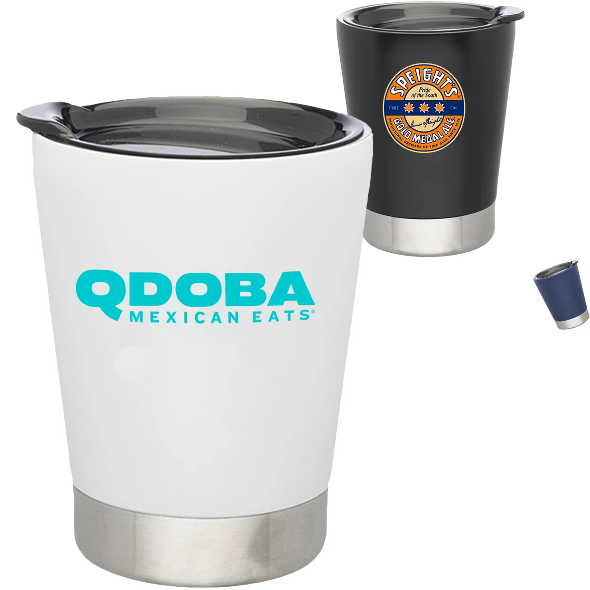 12 oz. Vacuum Insulated Double Wall Stainless Steel Travel Mugs 1