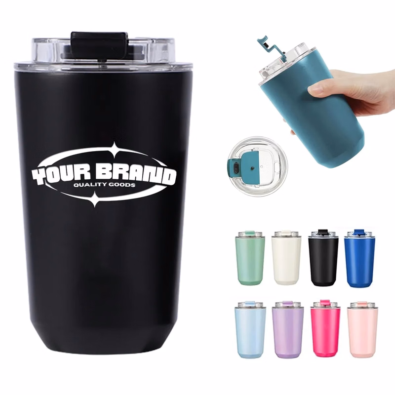 Vacuum Insulated Leakproof Travel Coffee Mug with Lid