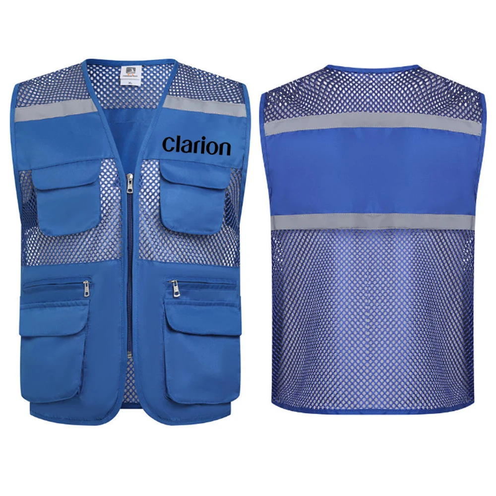 Multi-pocket Mesh Reflective Vest 1