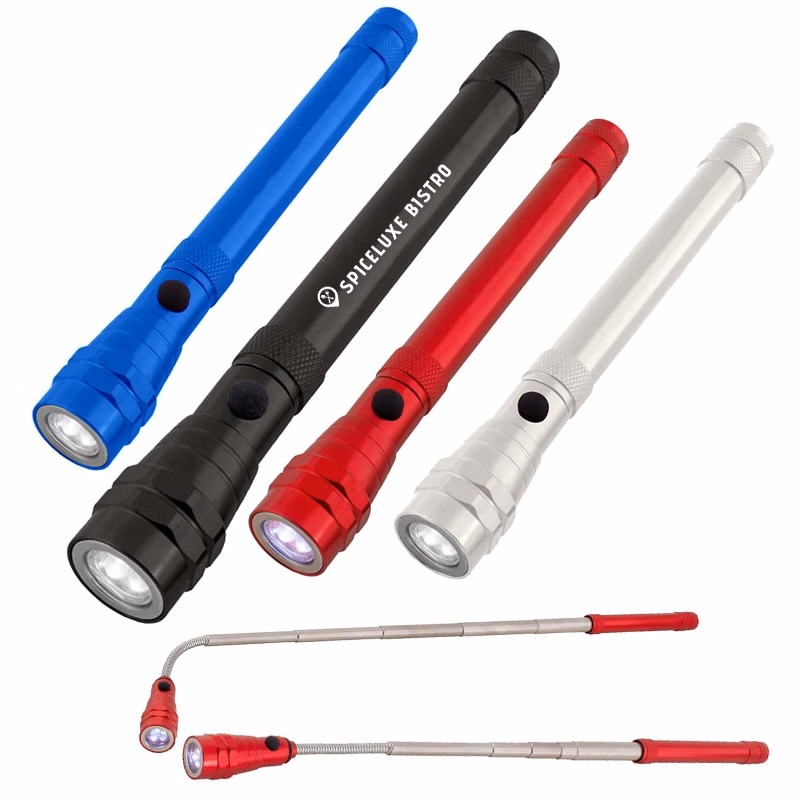 Telescopic Magnetic Flashlight
