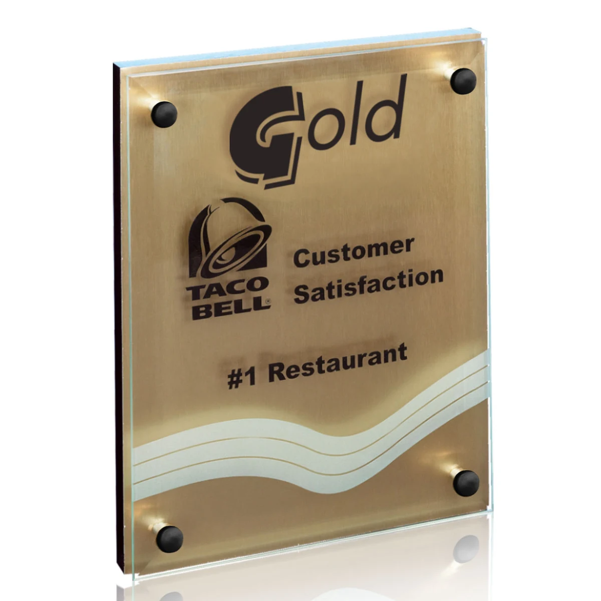 Kingston Plaque - Metallic Gold 1