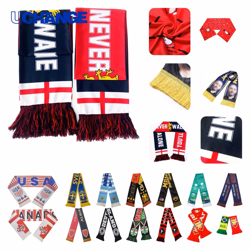 Custom Printed Soccer Scarf for Sports Events