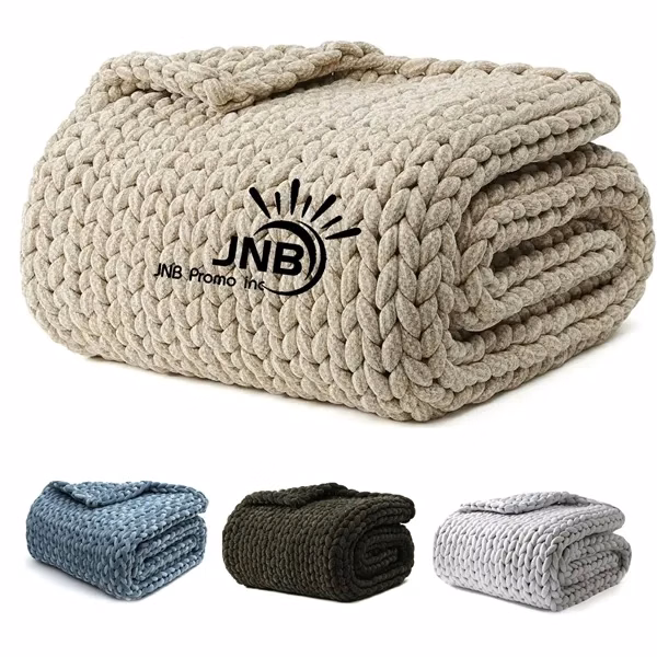 Blanket with Thick Threads