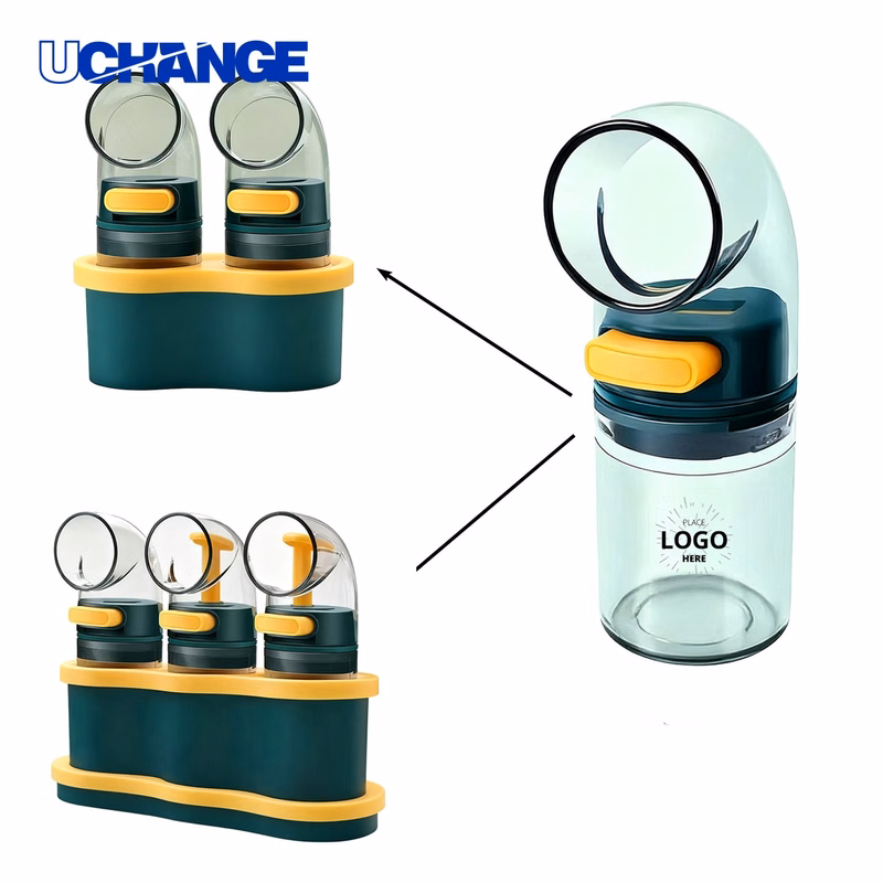 Salt Control Seasoning Jar with Adjustable Pour