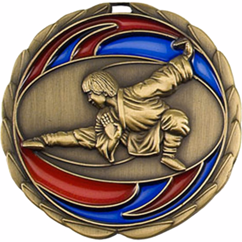 Stock Color Medals: Martial Arts