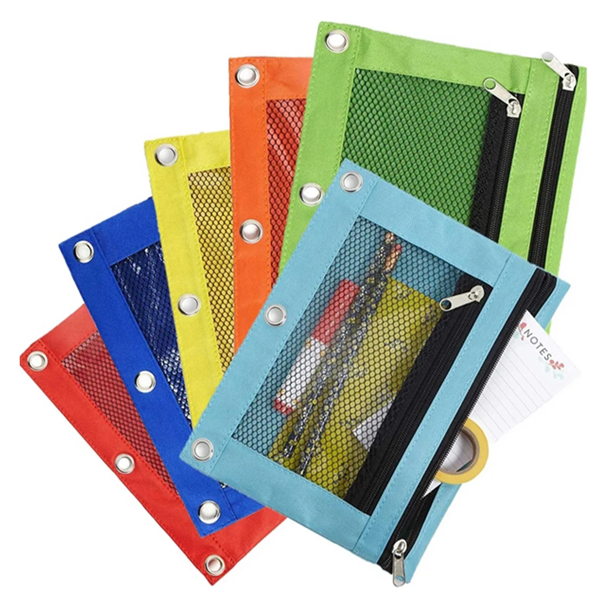 Oxford Cloth Eyelet Loose-leaf Binder 1
