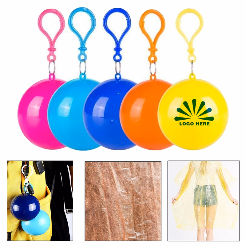 Portable Disposable Emergency Raincoats Ball MOQ50