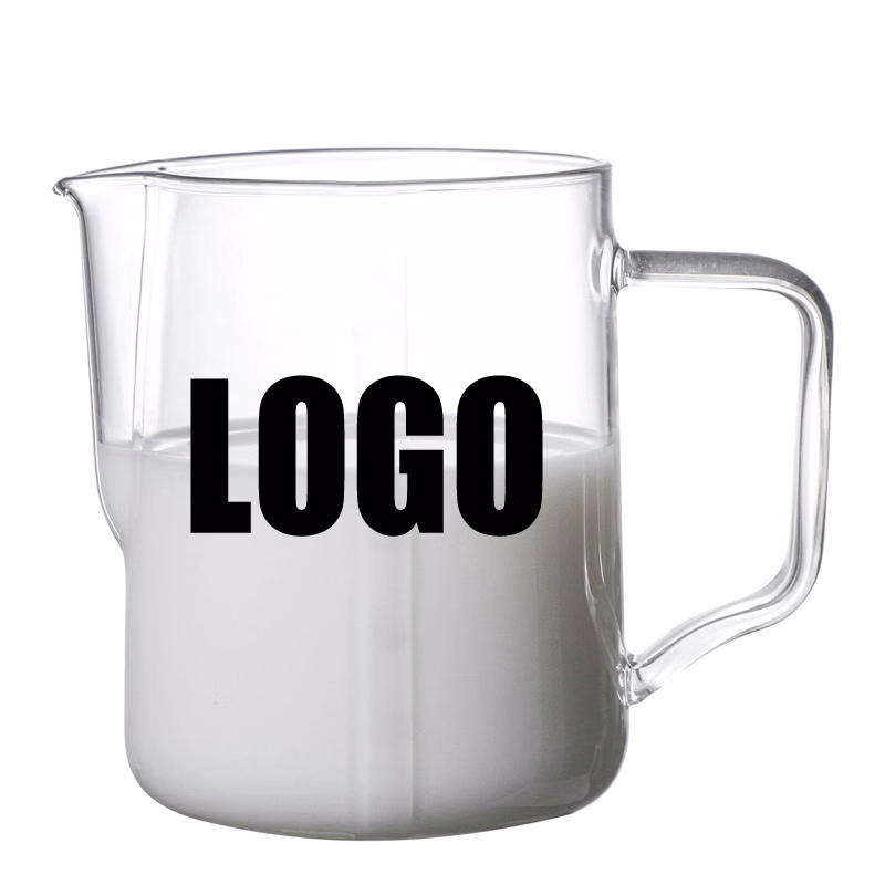 10/16 OZ. Glass Milk Frothing Pitcher Cup - Latte Art