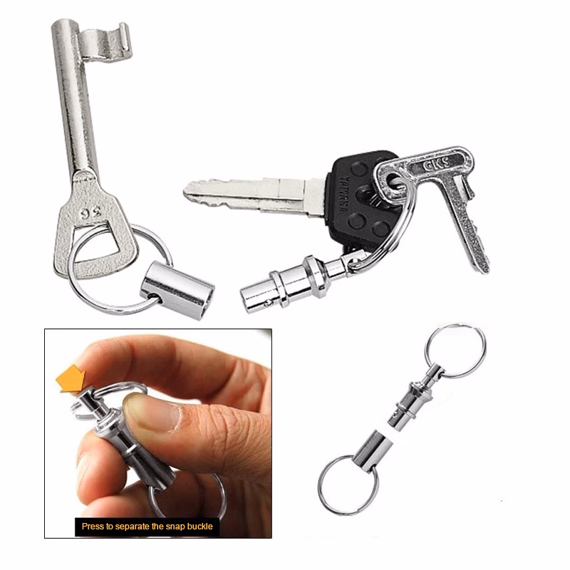 Detachable Metal Key Rings